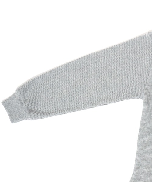U.S. POLO ASSN.(ユーエスポロアッスン)の「U.S. POLO ASSN. (ユーエスポロアッスン)ワンポイントロゴ刺繍ワッフルロンT レディース/長袖/ラウンドヘム(Tシャツ/カットソー・レディース・グレー/アイボリー/パープル/オレンジ・L/M)」の11枚目の写真