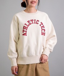 [OMNIGOD womens / オムニゴッド] 26/2 BD裏毛 アスレチックスウェットシャツ