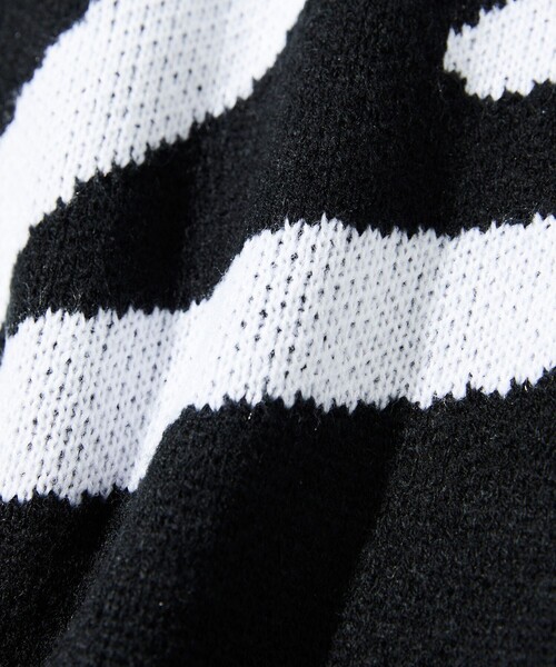 UMBRO(アンブロ)の「UMBRO/アンブロ SP BIG LOGO Knit pullover/別注 ビッグロゴ ニットプルオーバー(ニット/セーター・メンズ・ブラック/オフホワイト/ネイビー・MEDIUM/LARGE/X-LARGE)」の16枚目の写真