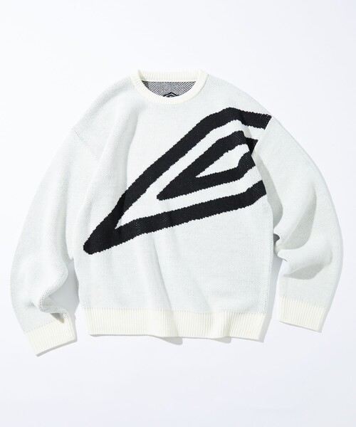 HTH umbro ハートデザイン ニットセーター ホワイト HTH