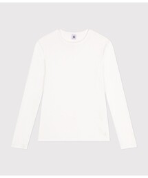 PETIT BATEAU | ポワンココットクルーネック長袖Ｔシャツ(Tシャツ/カットソー)