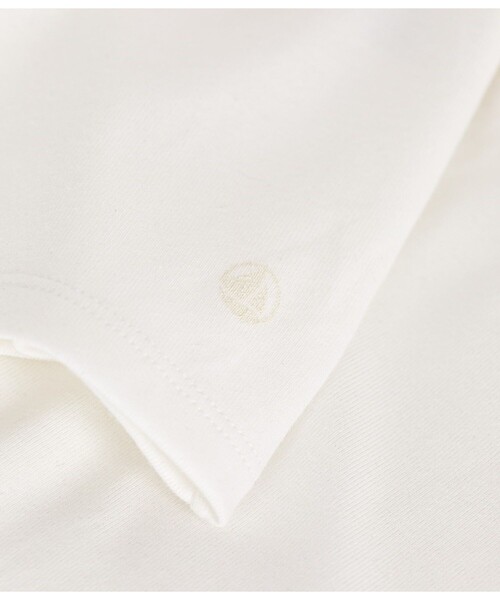 PETIT BATEAU（プチバトー）の「ポワンココットクルーネック長袖Ｔシャツ（Tシャツ/カットソー・レディース・ホワイト/ライトピンク/チャコールグレー/ブラック/ネイビー・XX-SMALL/X-SMALL/SMALL/MEDIUM/LARGE）」の16枚目の写真