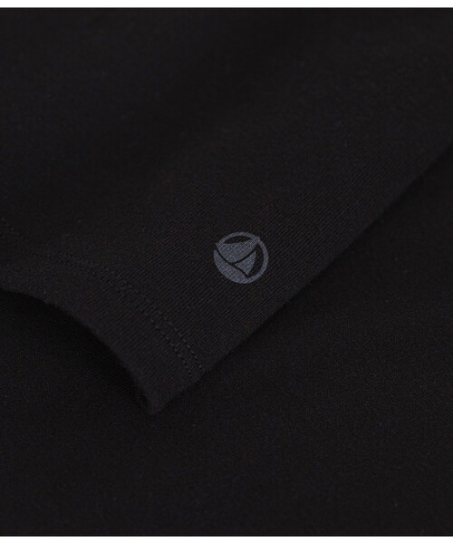 PETIT BATEAU（プチバトー）の「ポワンココットクルーネック長袖Ｔシャツ（Tシャツ/カットソー・レディース・ホワイト/ライトピンク/チャコールグレー/ブラック/ネイビー・XX-SMALL/X-SMALL/SMALL/MEDIUM/LARGE）」の14枚目の写真