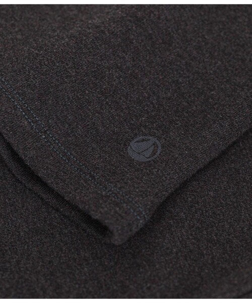 PETIT BATEAU（プチバトー）の「ポワンココットクルーネック長袖Ｔシャツ（Tシャツ/カットソー・レディース・ホワイト/ライトピンク/チャコールグレー/ブラック/ネイビー・XX-SMALL/X-SMALL/SMALL/MEDIUM/LARGE）」の10枚目の写真