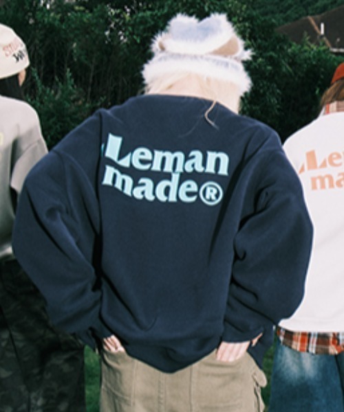 【セール】【Lemanism】バックロゴ & 胸ワンポイントロゴ ストリートテイスト スウェット トレーナー（スウェット）｜Good Riddance（グッドリダンス）