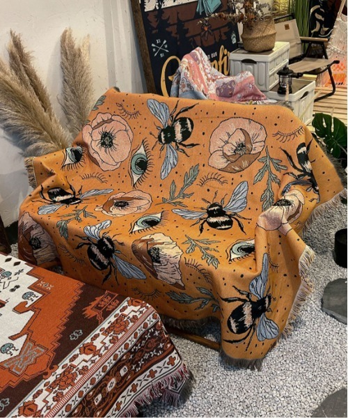 タイ 族　インディゴ　藍染　　ブランケット　ストール　刺繍　　骨董　アンティーク タイ 族 ブランケット ストール 刺繍 骨董 藍染 インディゴ