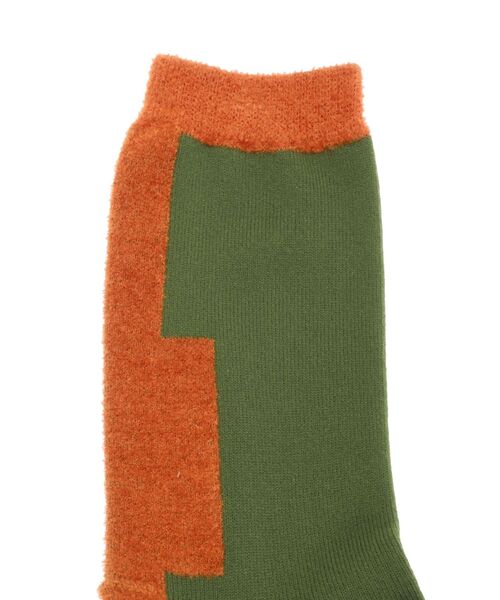 UN3D.(アンスリード)の「BLOCK LINE SOCKS / ブロックラインソックス(ソックス/靴下・レディース・レッド/オレンジ/ネイビー・FREE)」の14枚目の写真