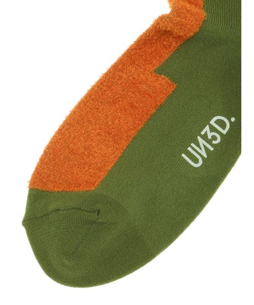 UN3D.(アンスリード)の「BLOCK LINE SOCKS / ブロックラインソックス(ソックス/靴下・レディース・レッド/オレンジ/ネイビー・FREE)」の16枚目の写真