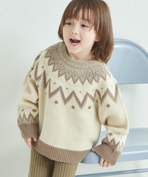 pairmanon | 【リンクコーデ】求心柄 ニット プルオーバー(ニット/セーター)