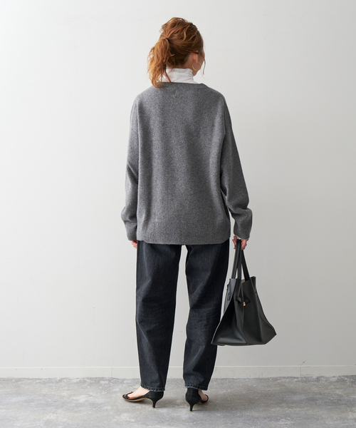 Spick & Span（スピックアンドスパン）の「ウールカシミヤ クルーネックプルオーバー（ニット/セーター・レディース・グレー/ブラック/パープル/ベージュ・FREE）」の20枚目の写真