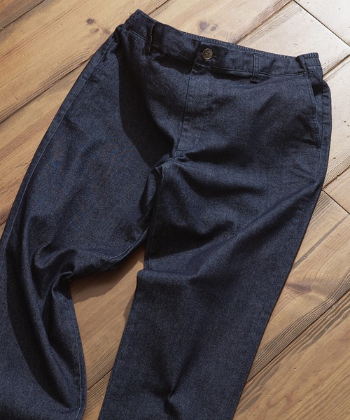 Blue Standard (ブルースタンダード)の「【BLUE STANDARD/ブルースタンダード】スーパーストレッチデニム テーパード 軽量 体型カバー(デニムパンツ・メンズ・インディゴブルー/スミクロ/ワンウォッシュ・MEDIUM/LARGE/X-LARGE)」の3枚目の写真