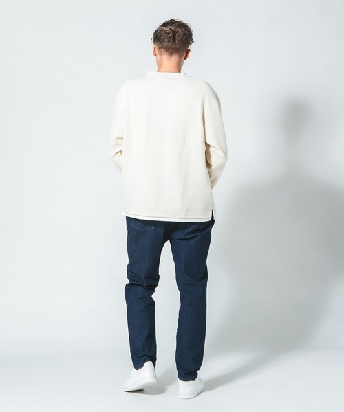 Blue Standard (ブルースタンダード)の「【BLUE STANDARD/ブルースタンダード】スーパーストレッチデニム テーパード 軽量 体型カバー(デニムパンツ・メンズ・インディゴブルー/スミクロ/ワンウォッシュ・MEDIUM/LARGE/X-LARGE)」の15枚目の写真