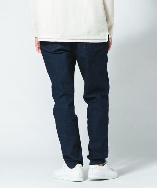 Blue Standard (ブルースタンダード)の「【BLUE STANDARD/ブルースタンダード】スーパーストレッチデニム テーパード 軽量 体型カバー(デニムパンツ・メンズ・インディゴブルー/スミクロ/ワンウォッシュ・MEDIUM/LARGE/X-LARGE)」の10枚目の写真