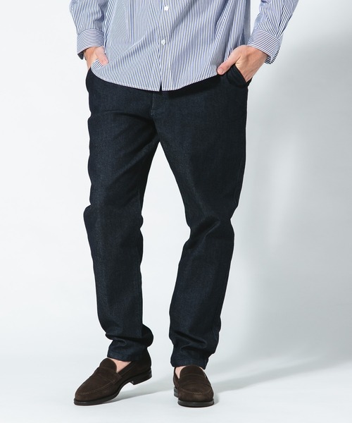Blue Standard (ブルースタンダード)の「【BLUE STANDARD/ブルースタンダード】スーパーストレッチデニム テーパード 軽量 体型カバー(デニムパンツ・メンズ・インディゴブルー/スミクロ/ワンウォッシュ・MEDIUM/LARGE/X-LARGE)」の17枚目の写真