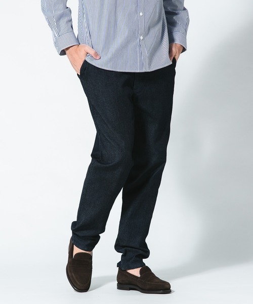 Blue Standard (ブルースタンダード)の「【BLUE STANDARD/ブルースタンダード】スーパーストレッチデニム テーパード 軽量 体型カバー(デニムパンツ・メンズ・インディゴブルー/スミクロ/ワンウォッシュ・MEDIUM/LARGE/X-LARGE)」の18枚目の写真