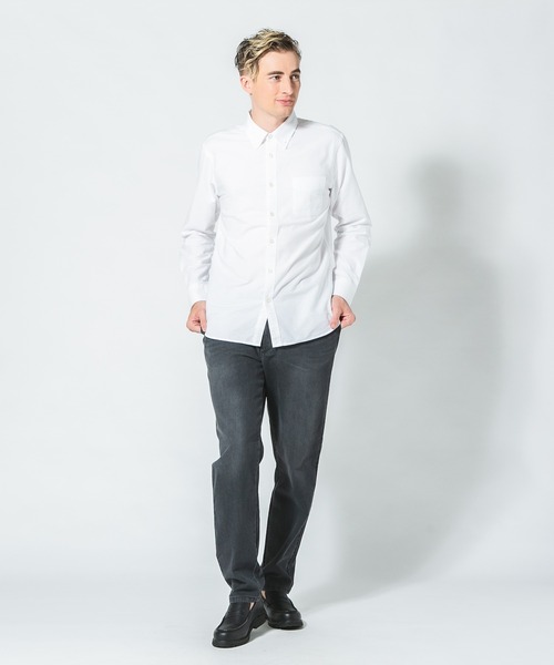 Blue Standard (ブルースタンダード)の「【BLUE STANDARD/ブルースタンダード】スーパーストレッチデニム テーパード 軽量 体型カバー(デニムパンツ・メンズ・インディゴブルー/スミクロ/ワンウォッシュ・MEDIUM/LARGE/X-LARGE)」の7枚目の写真