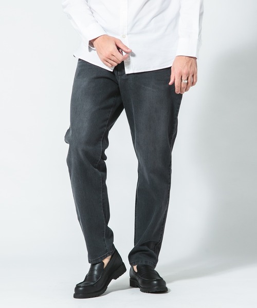 Blue Standard (ブルースタンダード)の「【BLUE STANDARD/ブルースタンダード】スーパーストレッチデニム テーパード 軽量 体型カバー(デニムパンツ・メンズ・インディゴブルー/スミクロ/ワンウォッシュ・MEDIUM/LARGE/X-LARGE)」の4枚目の写真