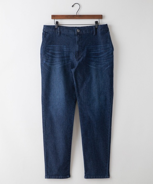 Blue Standard (ブルースタンダード)の「【BLUE STANDARD/ブルースタンダード】スーパーストレッチデニム テーパード 軽量 体型カバー(デニムパンツ・メンズ・インディゴブルー/スミクロ/ワンウォッシュ・MEDIUM/LARGE/X-LARGE)」の20枚目の写真