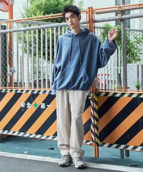 WEGO（ウィゴー）の「WEGO/コーデュロイイージーストレートパンツ（チノパンツ・メンズ・アイボリー/ブラック/ダークブラウン/ベージュ・LARGE/MEDIUM/SMALL）」の5枚目の写真