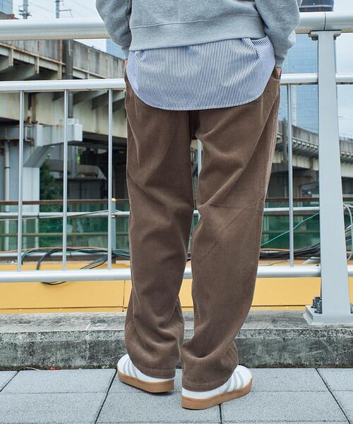 WEGO（ウィゴー）の「WEGO/コーデュロイイージーストレートパンツ（チノパンツ・メンズ・アイボリー/ブラック/ダークブラウン/ベージュ・LARGE/MEDIUM/SMALL）」の20枚目の写真