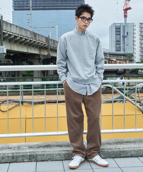 WEGO（ウィゴー）の「WEGO/コーデュロイイージーストレートパンツ（チノパンツ・メンズ・アイボリー/ブラック/ダークブラウン/ベージュ・LARGE/MEDIUM/SMALL）」の21枚目の写真