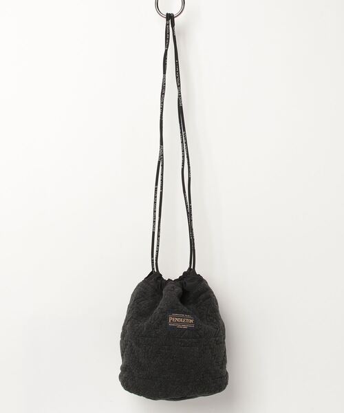 PENDLETON（ペンドルトン）の「フリースQTドローバッグ（ハンドバッグ・メンズ・ベージュ/オリーブドラブ/チャコール・FREE/ONE SIZE）」の2枚目の写真