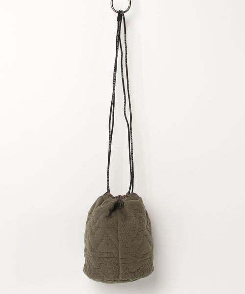 PENDLETON（ペンドルトン）の「フリースQTドローバッグ（ハンドバッグ・メンズ・ベージュ/オリーブドラブ/チャコール・FREE/ONE SIZE）」の22枚目の写真