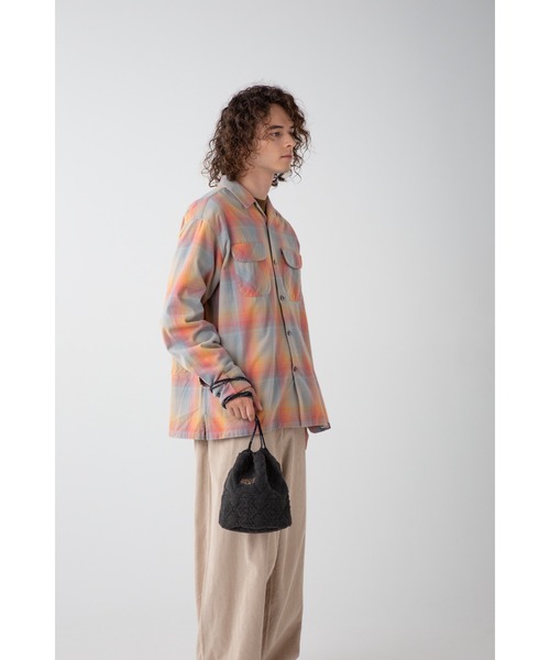 PENDLETON（ペンドルトン）の「フリースQTドローバッグ（ハンドバッグ・メンズ・ベージュ/オリーブドラブ/チャコール・FREE/ONE SIZE）」の8枚目の写真