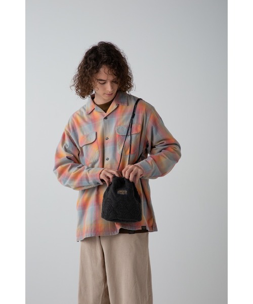 PENDLETON（ペンドルトン）の「フリースQTドローバッグ（ハンドバッグ・メンズ・ベージュ/オリーブドラブ/チャコール・FREE/ONE SIZE）」の10枚目の写真