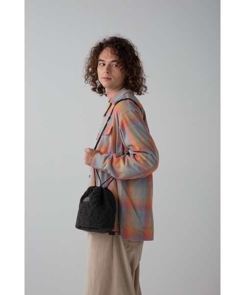 PENDLETON（ペンドルトン）の「フリースQTドローバッグ（ハンドバッグ・メンズ・ベージュ/オリーブドラブ/チャコール・FREE/ONE SIZE）」の15枚目の写真