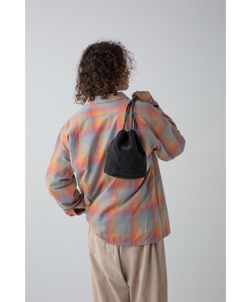 PENDLETON（ペンドルトン）の「フリースQTドローバッグ（ハンドバッグ・メンズ・ベージュ/オリーブドラブ/チャコール・FREE/ONE SIZE）」の16枚目の写真