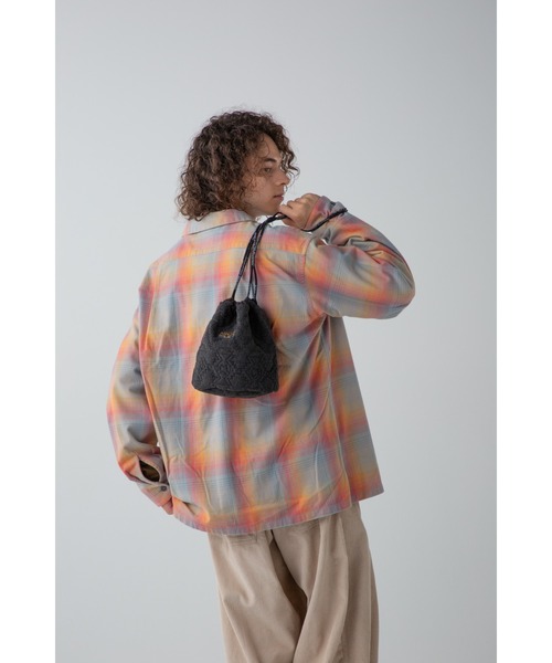 PENDLETON（ペンドルトン）の「フリースQTドローバッグ（ハンドバッグ・メンズ・ベージュ/オリーブドラブ/チャコール・FREE/ONE SIZE）」の17枚目の写真