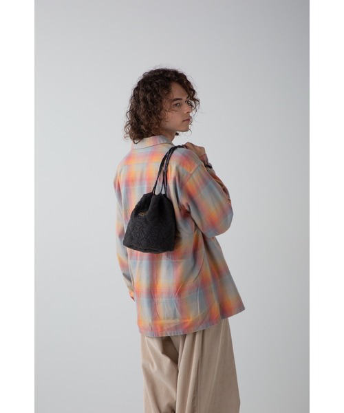 PENDLETON（ペンドルトン）の「フリースQTドローバッグ（ハンドバッグ・メンズ・ベージュ/オリーブドラブ/チャコール・FREE/ONE SIZE）」の18枚目の写真