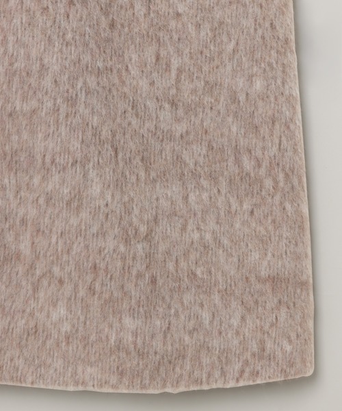 andme（アンドミー）の「スタンドカラー2wayシャギーマキシ丈ロングコート（ステンカラーコート・レディース・チャコールグレー/ベージュ/ホワイト系その他・L/M）」の11枚目の写真