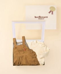 HOT BISCUITS（ホットビスケッツ）の「コーデュロイジャンパースカート＆Tシャツギフトセット【BOX付き】（スカート）」