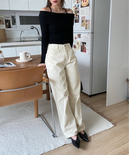 5colorデイリーロングワイドコットンパンツ/2024 AW COLLECTION(その他パンツ)|by muni:r(バイ ムニール) 5colorデイリーロングワイドコットンパンツ/2024 AW COLLECTION(その他パンツ)|by muni:r(バイ ムニール)