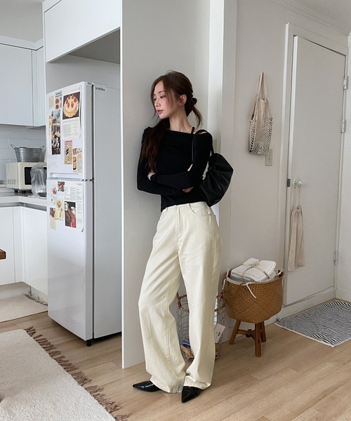5colorデイリーロングワイドコットンパンツ/2024 AW COLLECTION(その他パンツ)|by muni:r(バイ ムニール) 5colorデイリーロングワイドコットンパンツ/2024 AW COLLECTION(その他パンツ)|by muni:r(バイ ムニール)