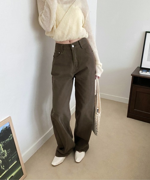 5colorデイリーロングワイドコットンパンツ/2024 AW COLLECTION(その他パンツ)|by muni:r(バイ ムニール) 5colorデイリーロングワイドコットンパンツ/2024 AW COLLECTION(その他パンツ)|by muni:r(バイ ムニール)