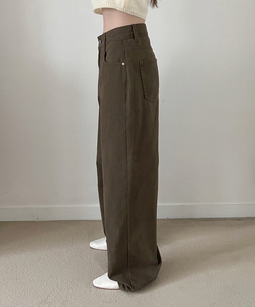 5colorデイリーロングワイドコットンパンツ/2024 AW COLLECTION(その他パンツ)|by muni:r(バイ ムニール) 5colorデイリーロングワイドコットンパンツ/2024 AW COLLECTION(その他パンツ)|by muni:r(バイ ムニール)