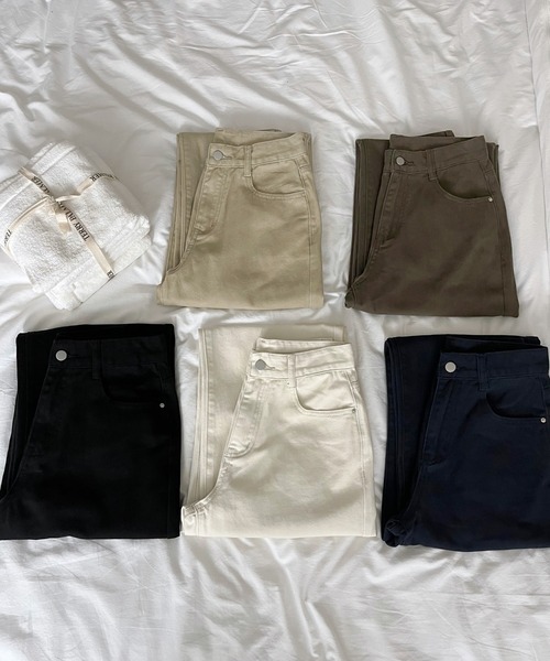 5colorデイリーロングワイドコットンパンツ/2024 AW COLLECTION(その他パンツ)|by muni:r(バイ ムニール) 5colorデイリーロングワイドコットンパンツ/2024 AW COLLECTION(その他パンツ)|by muni:r(バイ ムニール)