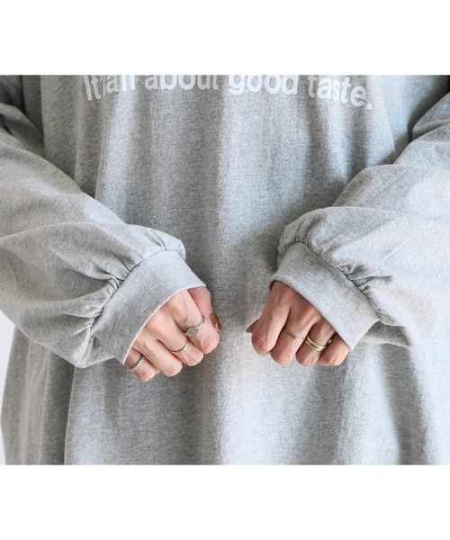 reca(レカ)の「プリントロンTシャツ(Tシャツ/カットソー・レディース・グレー/ブラック/ホワイト・FREE)」の20枚目の写真