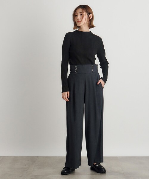 grove(グローブ)の「◆2WAYショルダーストラップワイドパンツ(その他パンツ・レディース・グレー/ブラック/チャコール・01/02/03/04/05)」の10枚目の写真