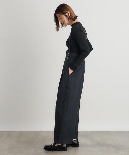 grove(グローブ)の「◆2WAYショルダーストラップワイドパンツ(その他パンツ・レディース・グレー/ブラック/チャコール・01/02/03/04/05)」の12枚目の写真