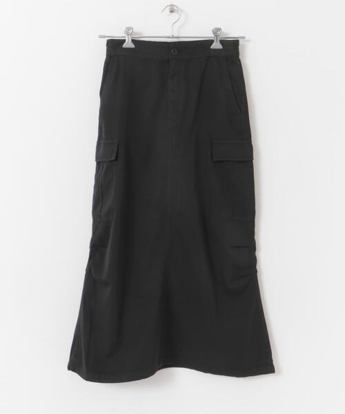 URBAN RESEARCH DOORS（アーバンリサーチドアーズ）の「ドロストカーゴスカート（スカート・レディース・ブラック/カーキ・MEDIUM）」の10枚目の写真