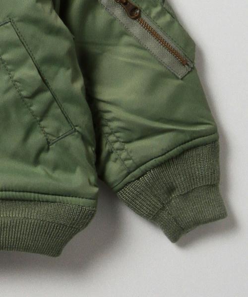 B:MING by BEAMS(ビーミングバイビームス)の「ビーミング by ビームス / MA-1ブルゾン<KIDS>(ブルゾン・キッズ・ネイビー/オリーブ・100/120/110/130/140/90)」の9枚目の写真