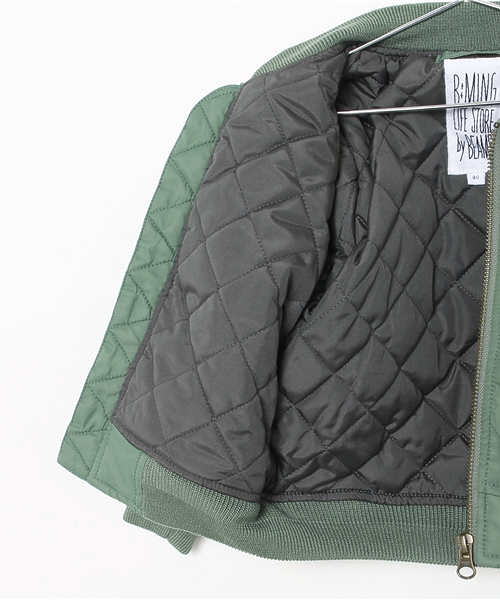 B:MING by BEAMS(ビーミングバイビームス)の「ビーミング by ビームス / MA-1ブルゾン<KIDS>(ブルゾン・キッズ・ネイビー/オリーブ・100/120/110/130/140/90)」の8枚目の写真