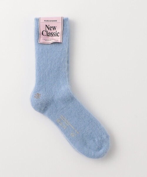 Steven Alan（スティーブンアラン）の「＜MARCOMONDE × Steven Alan＞MOHAIR MIX SOCKS/ソックス（ソックス/靴下・レディース・ライトブルー/オフホワイト/グレー/オレンジ系その他・FREE）」の3枚目の写真