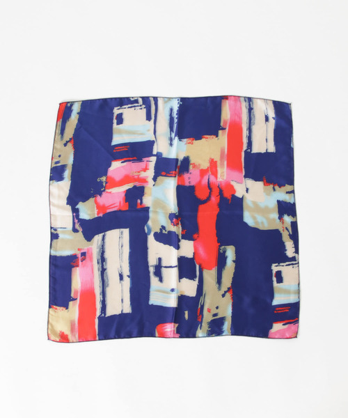 SMELLY（スメリー）の「アソートプリントミニスカーフ（バンダナ/スカーフ・レディース・ネイビー/ブルー・-）」の10枚目の写真