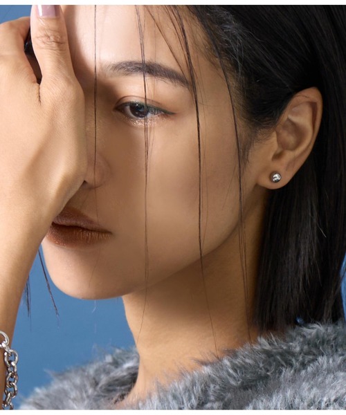 Settimissimo(セッティミッシモ)の「金属アレルギー対応ステンレススモールボールピアス(ピアス(両耳用)・レディース・シルバー/ゴールド・FREE)」の4枚目の写真