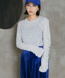 LIENCOEUR（リアンクール）の「シアーロングスリーブロンT（Tシャツ/カットソー）」